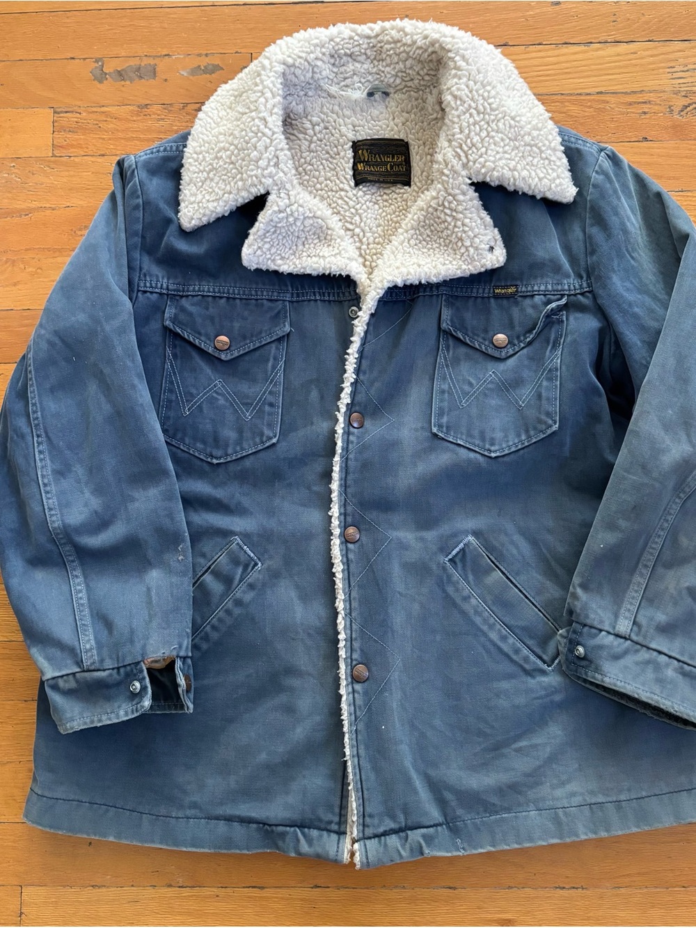 Vintage Wrangler cotton Sherpa work jacket